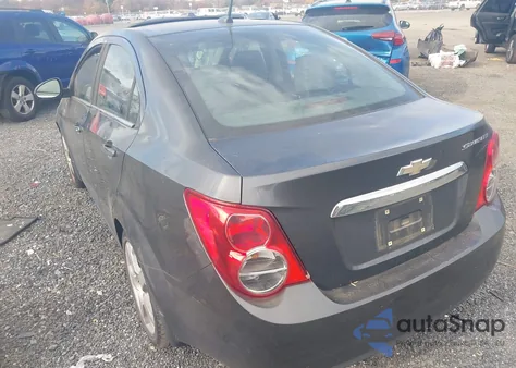 2012 Chevrolet Sonic Ltz из США, поврежденный, VIN 1G1JE5SH0C4227653